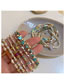 Fashion 6# Bracelet - Light Blue Broken Silver Copper Geometric Beaded Bracelet