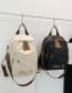 Fashion Off White Embossed Large Capacity Backpack