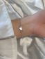 Fashion Silver Copper And Diamond Heart Bracelet