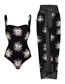 Fashion Swimsuit Polyester Print One-piece Swimsuit