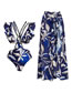 Fashion Two Piece Swimsuit Polyester Print One-piece Swimsuit