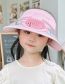 Fashion [usb + Three-speed Adjustment] Fan Cap - Cartoon Kitten - Pink Pc Cartoon Empty Top With Fan Sun Hat (live)