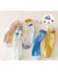 Fashion Smiley Boy [5 Pairs Of Soft And Thin Cotton] Cotton Printed Children's Middle Tube Socks