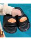 Fashion Black Bread Eva Flip-flops Slippers