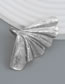 Fashion Silver Alloy Leaf Ring