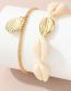 Fashion Gold Conch Shell Layered Anklet