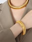Fashion Steel Color Bracelet-1.6cm Metal Thread Bracelet