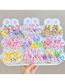 Fashion 1# Flower A [without Paper Card] Resin Flower Hair Rope Set