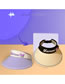 Fashion Sanrio Blank Hat - Purple Kulomi Cotton Polyester Cartoon Empty Top Big Brim Sunscreen Hat
