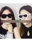 Fashion Black Plastic One Piece Sunglasses