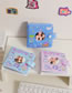Fashion Pink Shell (excluding Inner Pages) Cartoon Love Hollowed Out Three-hole Loose-leaf Album