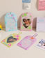 Fashion Pink Kitten Cartoon Kitten Love Pvc Transparent Card Holder