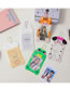 Fashion Khaki Puppy Pvc Cartoon Animal Transparent Card Holder