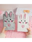 Fashion Pink Cartoon Plush Bunny Notebook With Lock