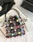 Fashion Transparent Colored Flowers Acrylic Flower Cutout Tote Bag
