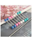 Fashion Dark Blue Single Stainless Steel Multi-color Loose Straight Rod Piercing Tongue Nail