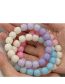 Fashion 13# Hazy Purple Beads Geometric Beaded Bracelet