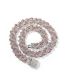 Fashion Silver + Pink (alloy Width 13mm) Necklace 18inch Alloy Geometric Chain Necklace