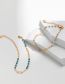Fashion White Synthetic Loose Panel Link Bracelet