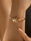 Fashion Gold Alloy Dolphin Cuff Bracelet