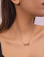 Fashion 2010 Metal Geometric Number Necklace