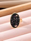 Fashion Silver Sequins Colorful Sequined Split Ring