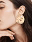 Fashion Gold Alloy Geometric Stud Earrings