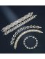 Fashion 5# Geometric Diamond Bracelet