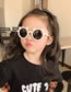 Fashion Brown Resin Cartoon Kids Sunglasses