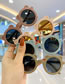 Fashion Transparent Color Resin Cartoon Kids Sunglasses