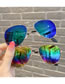 Fashion Clear Blue Pc Bear Sunglasses