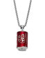 Fashion Silver Alloy Coke Bottle Pendant Necklace