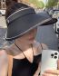 Fashion Beige Large Brim Upf50+ Acrylic Large Brim Hollow Top Sun Hat