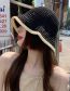 Fashion Black Straw Dome Sun Hat