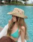 Fashion Fairy Powder Acrylic Large Brim Roll-up Sun Hat