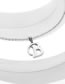 Fashion C Stainless Steel 26 Alphabet Necklace