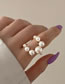 Fashion Gold Double Pearl Ring