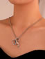 Fashion Silver Wrapped Snake Necklace