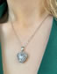 Fashion 2# Alloy Diamond Heart Necklace