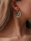 Fashion 7# Alloy Geometric Hollow Stud Earrings
