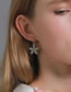 Fashion Colored Diamond Alloy Diamond Flower Earrings