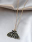 Fashion Gold Alloy Butterfly Necklace