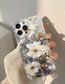 Fashion Three Big Flowers Tpu Printing Apple Mobile Phone Case