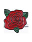 Fashion Red Alloy Rose Brooch