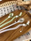 Fashion D Green Auspicious Clouds Acrylic Lily Of The Valley Hairpin