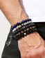 Fashion 3# Black Gall Beaded Bracelet