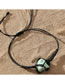 Fashion Green Geometric Irregular Crystal Cord Bracelet