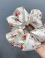 Fashion Egg Yolk Fabric Print Pleated Scrunchie