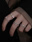 Fashion 4# Metal Diamond Geometric Ring