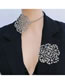 Fashion Necklace Alloy Diamond Flower Necklace
